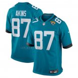 Camiseta NFL Game Jacksonville Jaguars Jordan Akins Verde