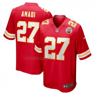 Camiseta NFL Game Kansas City Chiefs Ugo Amadi Primera Rojo