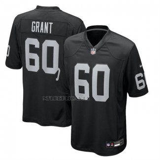 Camiseta NFL Game Las Vegas Raiders Charles Grant Negro