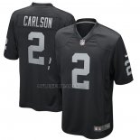 Camiseta NFL Game Las Vegas Raiders Daniel Carlson Negro