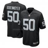 Camiseta NFL Game Las Vegas Raiders Jacob Bobenmoyer Negro