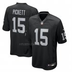 Camiseta NFL Game Las Vegas Raiders Kenny Pickett Negro