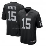 Camiseta NFL Game Las Vegas Raiders Kenny Pickett Negro