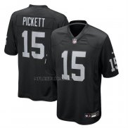Camiseta NFL Game Las Vegas Raiders Kenny Pickett Negro