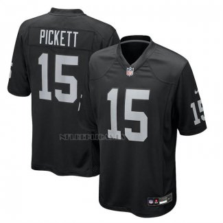 Camiseta NFL Game Las Vegas Raiders Kenny Pickett Negro
