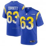 Camiseta NFL Game Los Angeles Rams Austin Corbett Azul