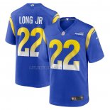 Camiseta NFL Game Los Angeles Rams David Long Jr. Azul