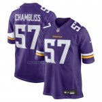 Camiseta NFL Game Minnesota Vikings Chaz Chambliss Violeta