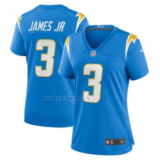 Camiseta NFL Game Mujer Los Angeles Chargers Derwin James Jr Azul Claro