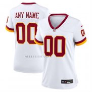 Camiseta NFL Game Mujer Washington Commanders Super Bowl Era Personalizada Blanco