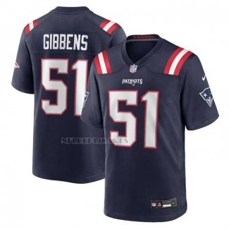Camiseta NFL Game New England Patriots Jack Gibbens Azul