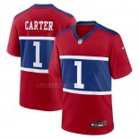 Camiseta NFL Game New York Giants Abdul Carter First Round Pick Alterno Rojo