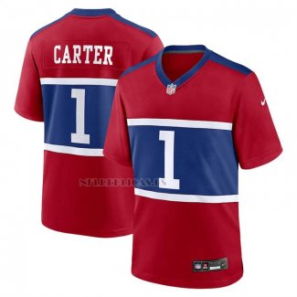 Camiseta NFL Game New York Giants Abdul Carter First Round Pick Alterno Rojo