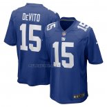 Camiseta NFL Game New York Giants Tommy DeVito Azul