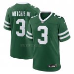 Camiseta NFL Game New York Jets John Metchie III Verde