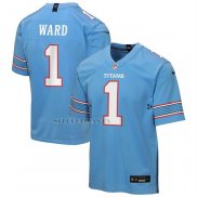 Camiseta NFL Game Nino Tennessee Titans Cameron Ward Azul