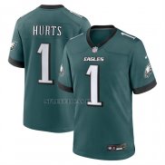 Camiseta NFL Game Philadelphia Eagles Jalen Hurts Verde1