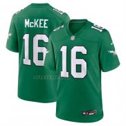 Camiseta NFL Game Philadelphia Eagles Tanner McKee Alterno Verde