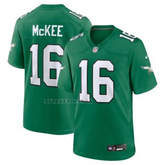 Camiseta NFL Game Philadelphia Eagles Tanner McKee Alterno Verde