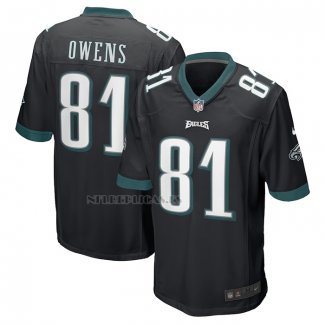 Camiseta NFL Game Philadelphia Eagles Terrell Owens Retired Negro