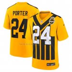 Camiseta NFL Game Pittsburgh Steelers Joey Porter Jr Alterno 1933 Retro Amarillo