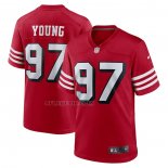 Camiseta NFL Game San Francisco 49ers Bryant Young Retired Alterno Rojo