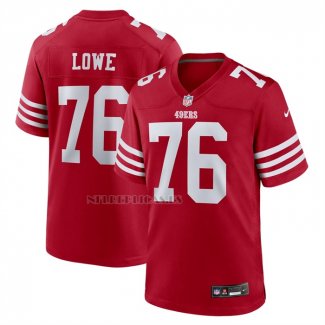 Camiseta NFL Game San Francisco 49ers Vederian Lowe Jugador Rojo