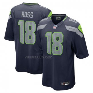 Camiseta NFL Game Seattle Seahawks Josh Ross Azul