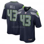 Camiseta NFL Game Seattle Seahawks Levi Bell College Azul
