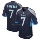 Camiseta NFL Game Tennessee Titans D'Onta Foreman Azul