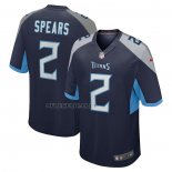 Camiseta NFL Game Tennessee Titans Tyjae Spears Azul Gris