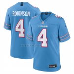 Camiseta NFL Game Tennessee Titans WanDale Robinson Jugador Azul