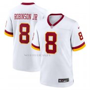 Camiseta NFL Game Washington Commanders Brian Robinson Jr Alterno Blanco