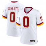 Camiseta NFL Game Washington Commanders Mike Sainristil Super Bowl Era Blanco