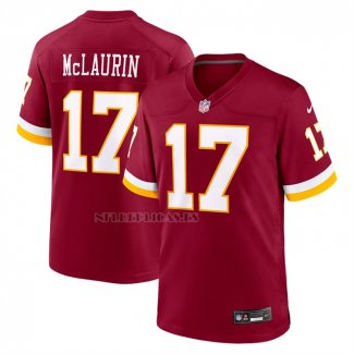 Camiseta NFL Game Washington Commanders Terry McLaurin Rojo1