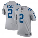 Camiseta NFL Legend Indianapolis Colts Carson Wentz Inverted Legend Gris