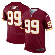 Camiseta NFL Legend Washington Commanders Chase Young Legend Rojo