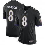 Camiseta NFL Limited Baltimore Ravens Lamar Jackson Speed Machine Negro