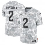 Camiseta NFL Limited Denver Broncos Patrick Surtain II 2024 Salute To Service Gris