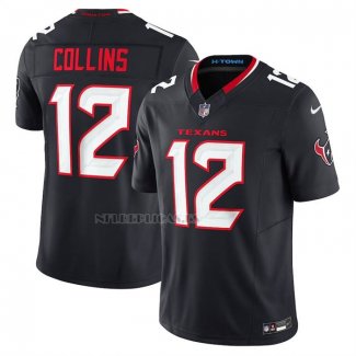 Camiseta NFL Limited Houston Texans Nico Collins Vapor F.U.S.E. Azul