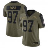Camiseta NFL Limited Los Angeles Chargers Joey Bosa 2021 Salute To Service Verde