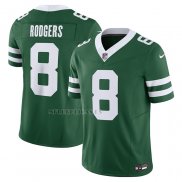 Camiseta NFL Limited New York Jets Aaron Rodgers Vapor F.U.S.E. Legacy Verde