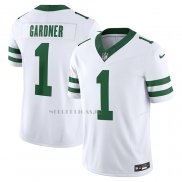 Camiseta NFL Limited New York Jets Ahmad Sauce Gardner Vapor F.U.S.E. Blanco2