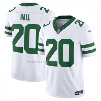 Camiseta NFL Limited New York Jets Breece Hall Vapor F.U.S.E. Blanco