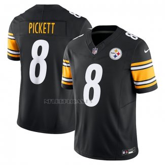 Camiseta NFL Limited Pittsburgh Steelers Kenny Pickett Vapor F.U.S.E. Negro