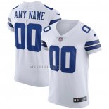 Camiseta NFL Elite Dallas Cowboys Personalizada Vapor Blanco
