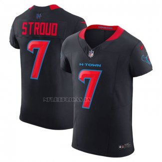 Camiseta NFL Elite Houston Texans CJ Stroud 2nd Alternate Vapor F.U.S.E. Azul