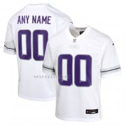 Camiseta NFL Elite Nino Minnesota Vikings Alterno Personalizada Blanco