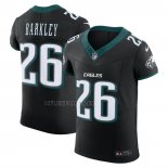 Camiseta NFL Elite Philadelphia Eagles Saquon Barkley Alterno Vapor F.U.S.E. Negro