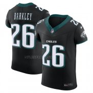 Camiseta NFL Elite Philadelphia Eagles Saquon Barkley Alterno Vapor F.U.S.E. Negro